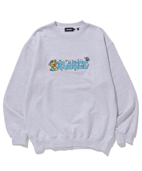 XLARGE(エクストララージ)の「MAD BEAR CREWNECK SWEAT(スウェット・メンズ・ブラック/アッシュ/パープル・L/M/XL/S)」の3枚目の写真