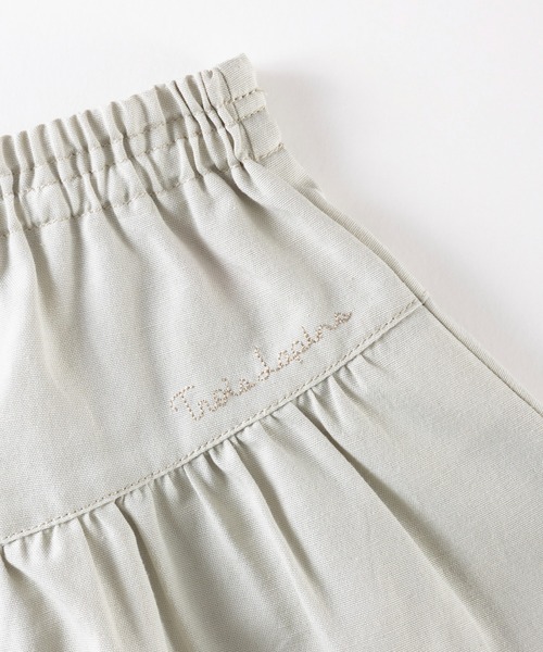 trois lapins kp(トロワラパンケーピー)の「ダンガリー キュロットパンツ(100~130)(その他パンツ・キッズ・ブルー/ライトオリーブ・100cm/110cm/120cm/130cm)」の6枚目の写真