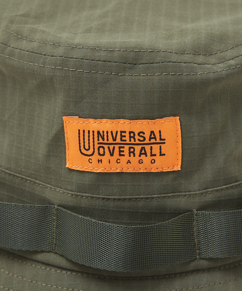 UNIVERSAL OVERALL（ユニバーサルオーバーオール）の「【UNIVERSAL OVERALL/ユニバーサルオーバーオール】コットンリップサファリハット アドベンチャーハット（ハット・メンズ・ブラック/カーキ/ベージュ・フリー）」の7枚目の写真