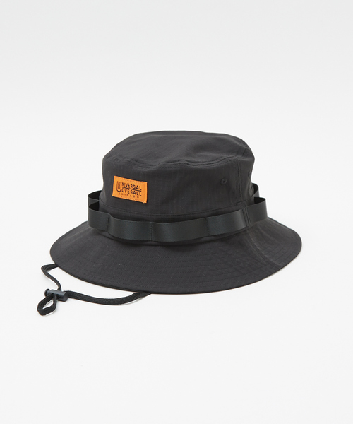 UNIVERSAL OVERALL（ユニバーサルオーバーオール）の「【UNIVERSAL OVERALL/ユニバーサルオーバーオール】コットンリップサファリハット アドベンチャーハット（ハット・メンズ・ブラック/カーキ/ベージュ・フリー）」の10枚目の写真