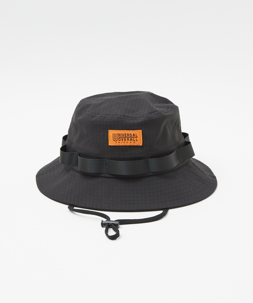 UNIVERSAL OVERALL（ユニバーサルオーバーオール）の「【UNIVERSAL OVERALL/ユニバーサルオーバーオール】コットンリップサファリハット アドベンチャーハット（ハット・メンズ・ブラック/カーキ/ベージュ・フリー）」の11枚目の写真