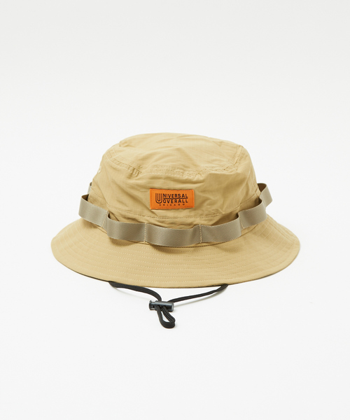 UNIVERSAL OVERALL（ユニバーサルオーバーオール）の「【UNIVERSAL OVERALL/ユニバーサルオーバーオール】コットンリップサファリハット アドベンチャーハット（ハット・メンズ・ブラック/カーキ/ベージュ・フリー）」の21枚目の写真