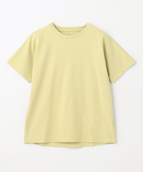 ANY(エニィ)の「【UVケア/接触冷感】プレミアムベーシック半袖Tシャツ(Tシャツ/カットソー・レディース・アイボリー系/ベージュ系/グリーン系/ライトイエロー系/ピンク系/オレンジ系/ブラック系/ブルー系・2/3)」の6枚目の写真