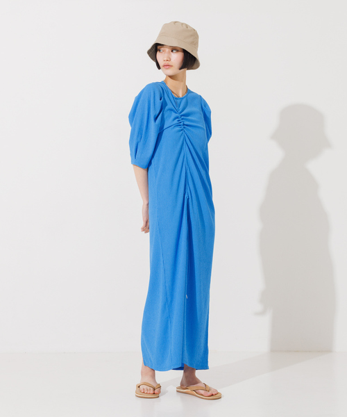 NOMINE（ノミネ）の「【前後着用可】2WAYドロストカットワンピース（ワンピース・レディース・ダークオレンジ/ブラック/ブルー/グリーン・フリー）」の8枚目の写真