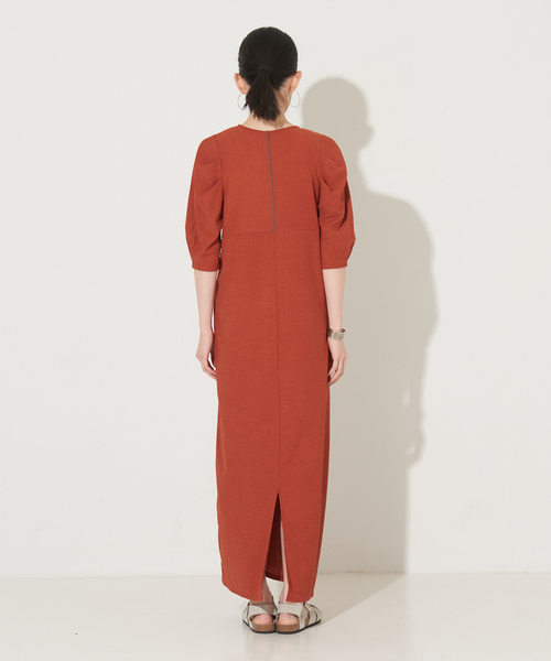 NOMINE（ノミネ）の「【前後着用可】2WAYドロストカットワンピース（ワンピース・レディース・ダークオレンジ/ブラック/ブルー/グリーン・フリー）」の11枚目の写真