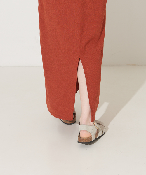 NOMINE（ノミネ）の「【前後着用可】2WAYドロストカットワンピース（ワンピース・レディース・ダークオレンジ/ブラック/ブルー/グリーン・フリー）」の12枚目の写真