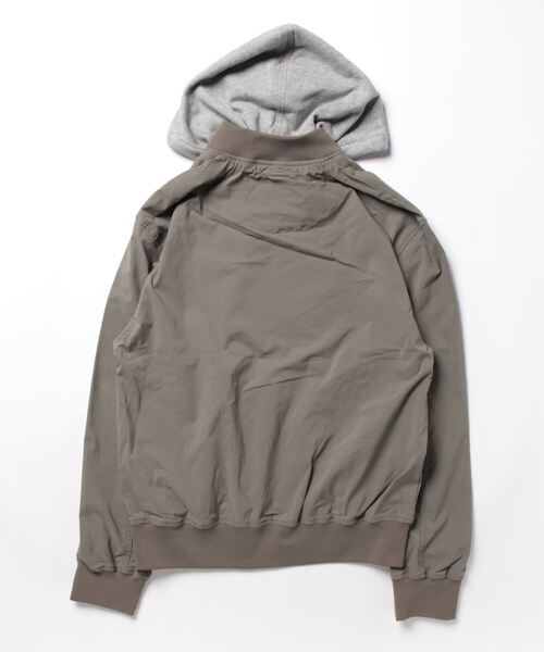 BACK NUMBER(バックナンバー)の「【BACK NUMBER】フードMA1(MA-1・メンズ・オリーブ・M/L/XL)」の2枚目の写真