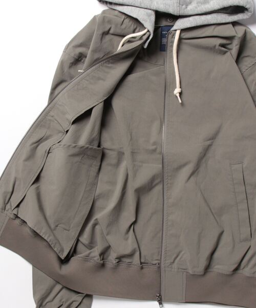 BACK NUMBER(バックナンバー)の「【BACK NUMBER】フードMA1(MA-1・メンズ・オリーブ・M/L/XL)」の4枚目の写真