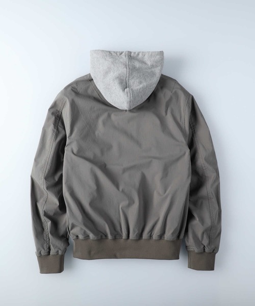 BACK NUMBER(バックナンバー)の「【BACK NUMBER】フードMA1(MA-1・メンズ・オリーブ・M/L/XL)」の5枚目の写真
