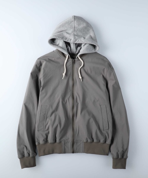 BACK NUMBER(バックナンバー)の「【BACK NUMBER】フードMA1(MA-1・メンズ・オリーブ・M/L/XL)」の18枚目の写真