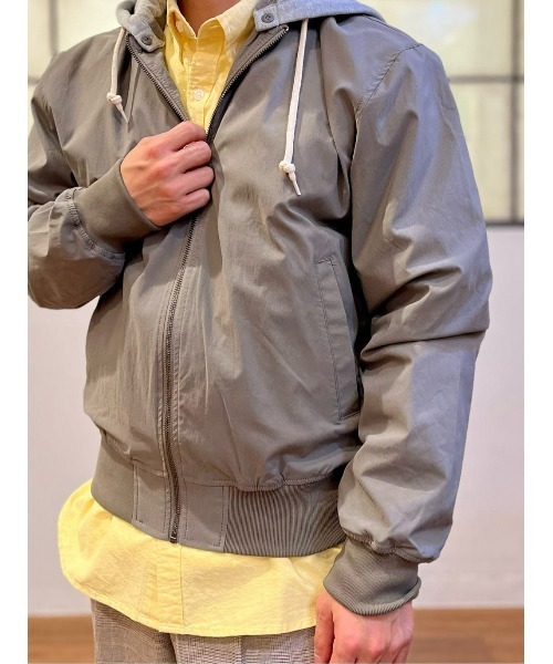 BACK NUMBER(バックナンバー)の「【BACK NUMBER】フードMA1(MA-1・メンズ・オリーブ・M/L/XL)」の14枚目の写真