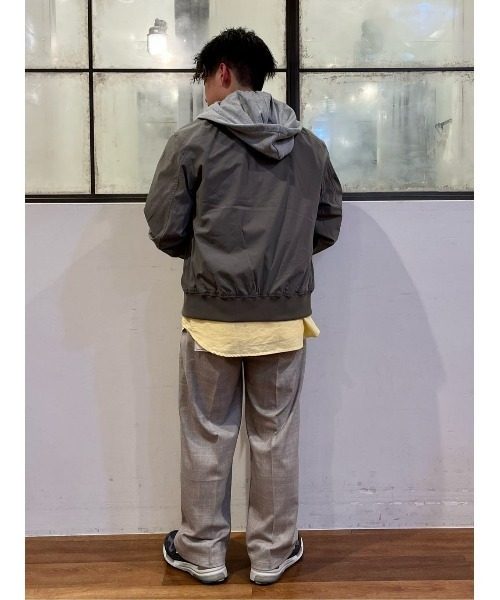 BACK NUMBER(バックナンバー)の「【BACK NUMBER】フードMA1(MA-1・メンズ・オリーブ・M/L/XL)」の13枚目の写真