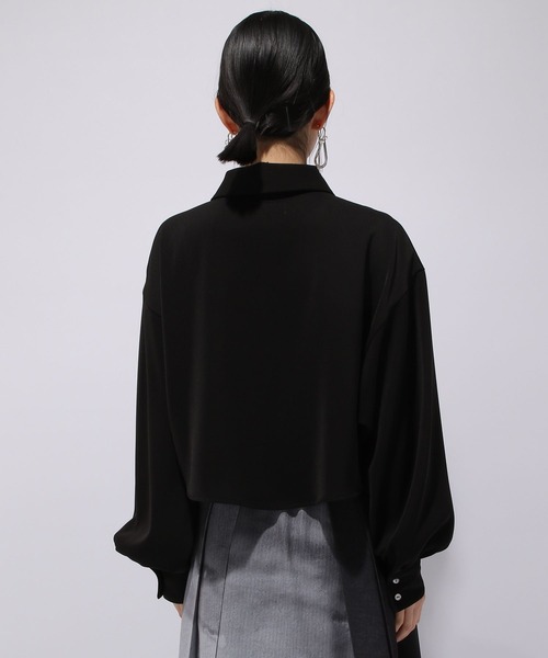 HARE（ハレ）の「TOROMIドルマンショートシャツ(HARE)（シャツ/ブラウス・レディース・パープル系その他/グリーン/ブラック/ホワイト/ブルー・FREE）」の20枚目の写真