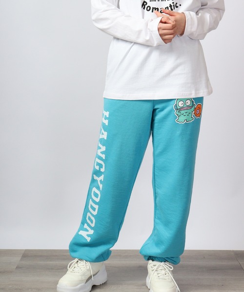 sanrio(サンリオ)の「sanrio キャラクター スウェット パンツ 裏毛(スウェットパンツ・レディース・オレンジ/ネイビー/パープル/ブラック/エメラルド/アイボリー/オートミール/サックスブルー・M/L/LL)」の5枚目の写真