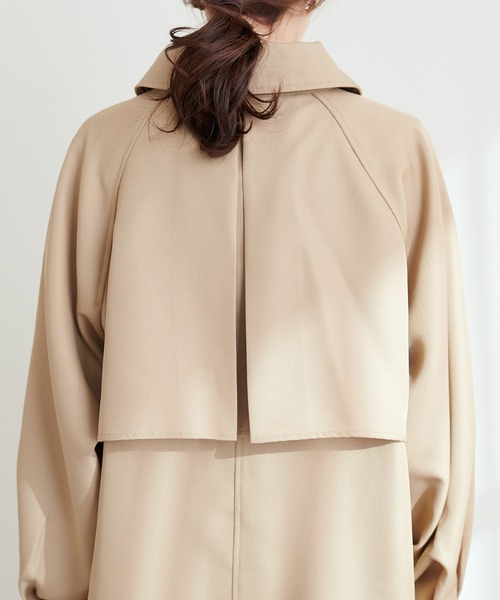 natural couture（ナチュラルクチュール）の「ステンカラーボリュームスリーブコート（その他アウター・レディース・ベージュ/カーキ/ベージュ系その他・FREE）」の14枚目の写真