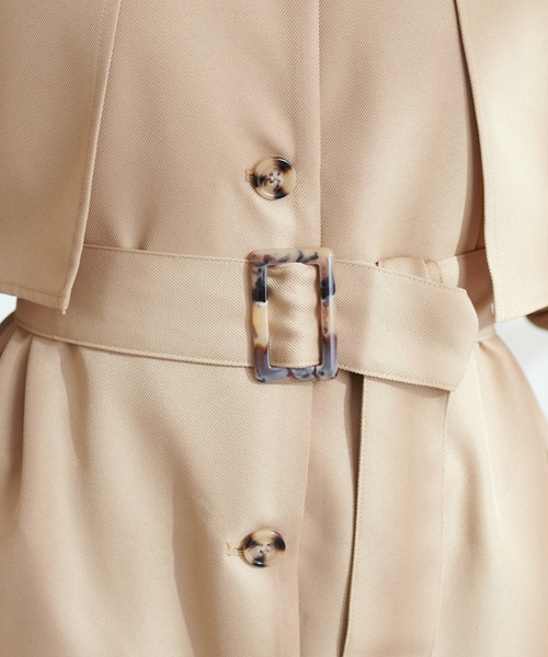 natural couture（ナチュラルクチュール）の「ステンカラーボリュームスリーブコート（その他アウター・レディース・ベージュ/カーキ/ベージュ系その他・FREE）」の15枚目の写真