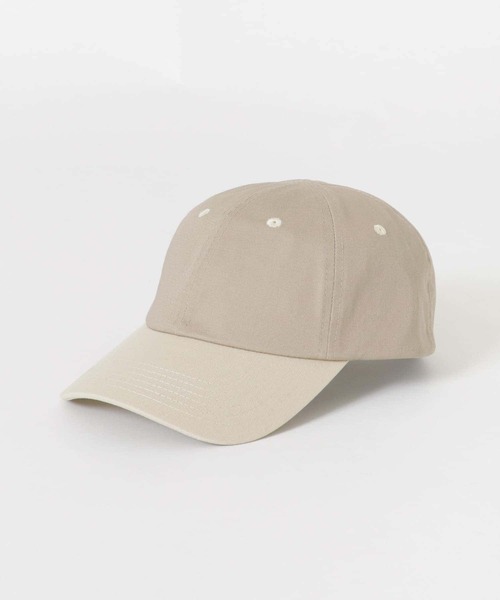 URBAN RESEARCH(アーバンリサーチ)の「バイカラーコットンCAP(キャップ・レディース・グレー系その他/グリーン系その他/レッド系その他・-)」の2枚目の写真