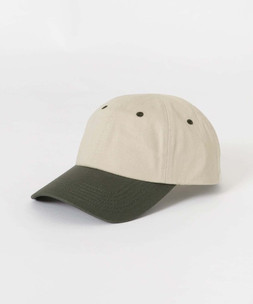 URBAN RESEARCH(アーバンリサーチ)の「バイカラーコットンCAP(キャップ・レディース・グレー系その他/グリーン系その他/レッド系その他・-)」の3枚目の写真