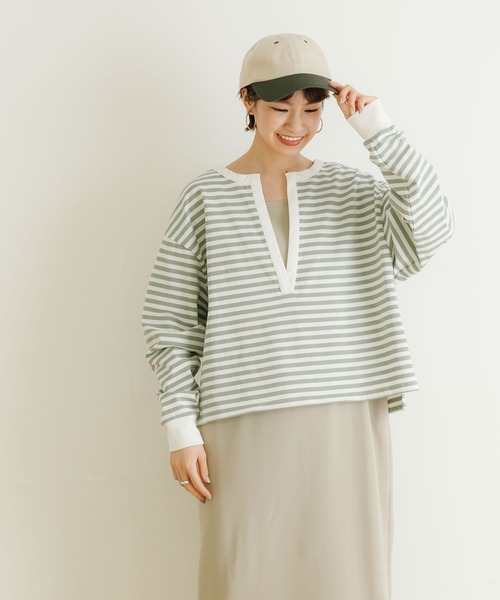 URBAN RESEARCH(アーバンリサーチ)の「バイカラーコットンCAP(キャップ・レディース・グレー系その他/グリーン系その他/レッド系その他・-)」の16枚目の写真