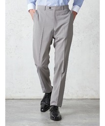 Perfect Suit FActory | グッドビズ　ノータックスラックス　無地 　ライトグレー/チャコールグレー(スラックス)