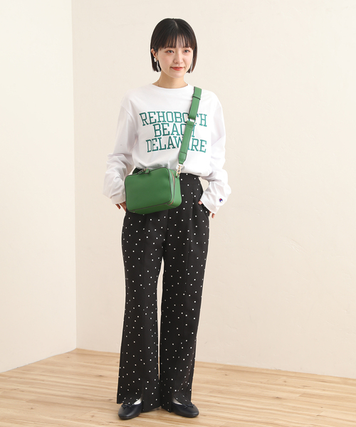 B.C STOCK　刺繍入りイージーパンツ WEB限定】手洗い可 / イージーパンツ（その他パンツ）｜B.C STOCK