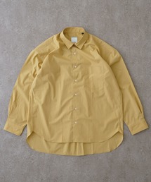 BRICK & SONS | リラックスバックプリーツシャツ＜オークル＞(シャツ/ブラウス)