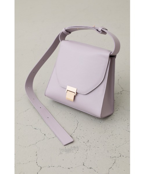 crie conforto（クリーコンフォルト）の「カブセミニショルダー（ショルダーバッグ・レディース・ライトパープル/ブラック/オフホワイト・FREE）」の19枚目の写真
