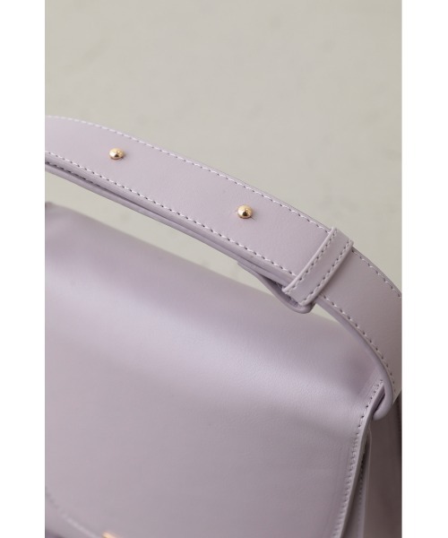 crie conforto（クリーコンフォルト）の「カブセミニショルダー（ショルダーバッグ・レディース・ライトパープル/ブラック/オフホワイト・FREE）」の16枚目の写真