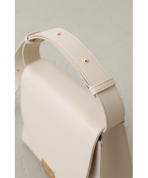 crie conforto（クリーコンフォルト）の「カブセミニショルダー（ショルダーバッグ・レディース・ライトパープル/ブラック/オフホワイト・FREE）」の8枚目の写真