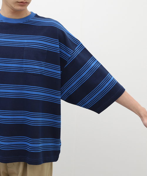 WILLY CHAVARRIA（ウィリーチャバリア）の「【WILLY CHAVARRIA / ウィリー チャバリア】BUFFALO POCKET T（Tシャツ/カットソー・メンズ・ダークブルー・MEDIUM/LARGE）」の8枚目の写真