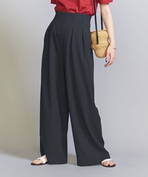 BEAUTY&YOUTH UNITED ARROWS | アムンゼン ハイウエスト ワイドパンツ -ウォッシャブル-(その他パンツ)