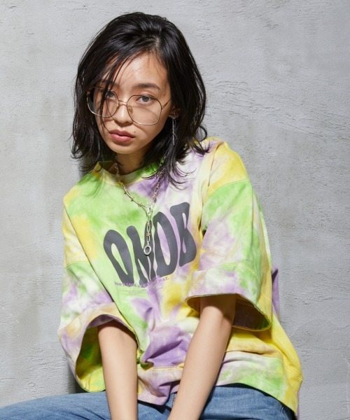 GEVS.(ジェイヴィス)の「<大きいサイズ> 綿100%ムラ染ロゴプリントTシャツ GEVS.(Tシャツ/カットソー・レディース・ブラック系/パープル系・4L/LL/3L/L/5L)」の15枚目の写真