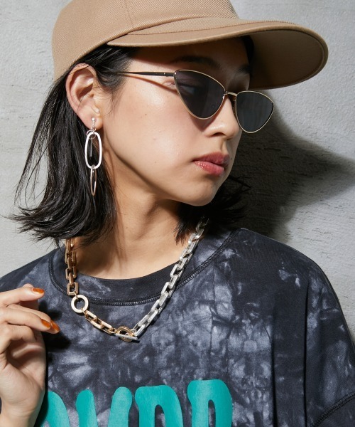 GEVS.(ジェイヴィス)の「<大きいサイズ> 綿100%ムラ染ロゴプリントTシャツ GEVS.(Tシャツ/カットソー・レディース・ブラック系/パープル系・4L/LL/3L/L/5L)」の16枚目の写真