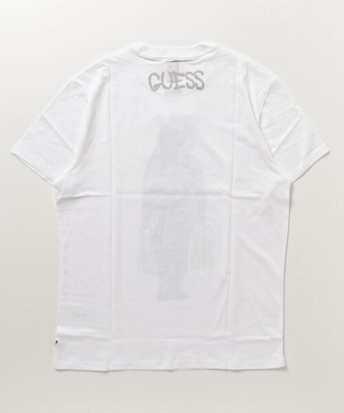 Guess（ゲス）の「GUESS X BRANDALISED(R) WITH GRAFFITI BY BANKSY Spaceman Tee バンクシー 半袖 Tシャツ（Tシャツ/カットソー・メンズ・ホワイト/ライトイエロー・SMALL/LARGE/MEDIUM/X-LARGE）」の13枚目の写真
