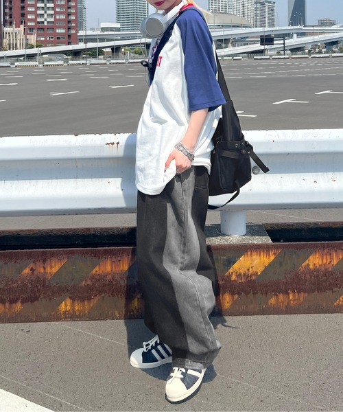 sedacle(セダクル)の「ウォッシュブリーチデニム(デニムパンツ・メンズ・ブラック/インディゴブルー・MEDIUM/LARGE/SMALL)」の4枚目の写真