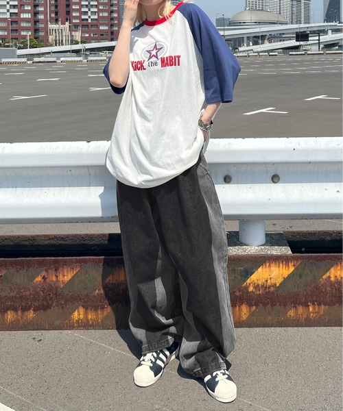 sedacle(セダクル)の「ウォッシュブリーチデニム(デニムパンツ・メンズ・ブラック/インディゴブルー・MEDIUM/LARGE/SMALL)」の8枚目の写真
