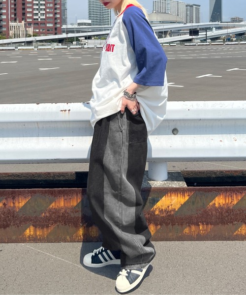sedacle(セダクル)の「ウォッシュブリーチデニム(デニムパンツ・メンズ・ブラック/インディゴブルー・MEDIUM/LARGE/SMALL)」の9枚目の写真