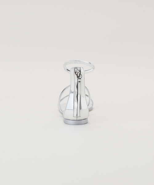 Giuseppe Zanotti（ジュベッゼサノッティ）の「【GIUSEPPE ZANOTTI/ジュゼッペ ザノッティ】metallic 3strap sandal（サンダル・レディース・シルバー・37/39/36）」の5枚目の写真