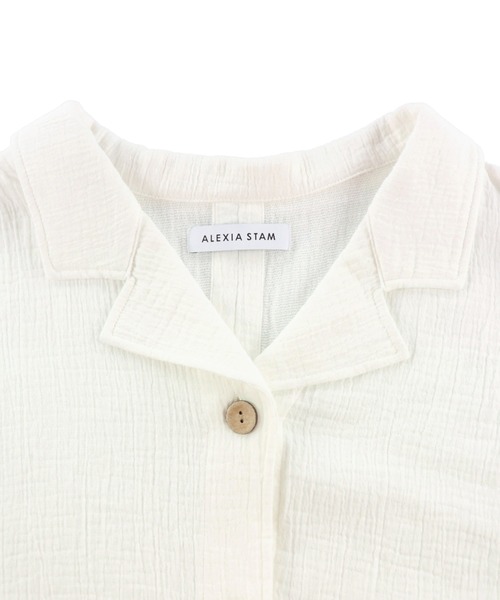 ALEXIA STAM（アリシアスタン）の「Cozy Cotton Gauze Shirt