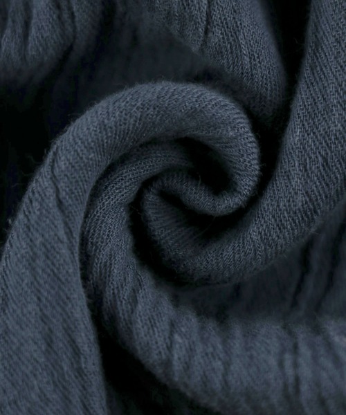 ALEXIA STAM（アリシアスタン）の「Cozy Cotton Gauze Shirt / コットンガーゼシャツ（シャツ/ブラウス・レディース・ホワイト/チャコールグレー・FREE）」の20枚目の写真