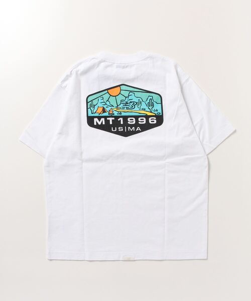 NEW BALANCE(ニューバランス)の「MT1996 バックグラフィックTシャツ(Tシャツ/カットソー・メンズ・ホワイト/サンドグレー/グリーン・LARGE/MEDIUM/X-LARGE/SMALL)」の11枚目の写真
