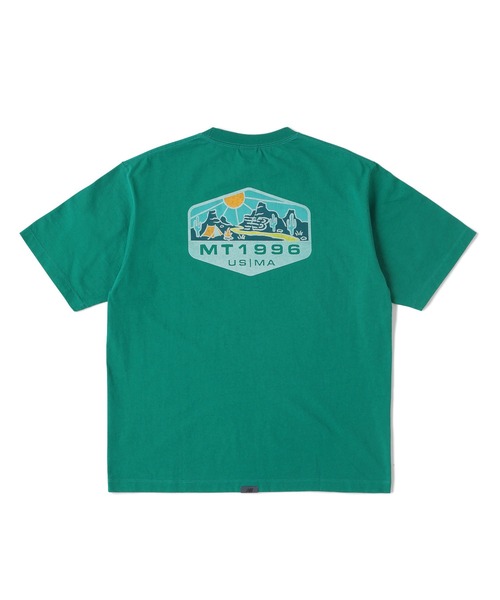 NEW BALANCE(ニューバランス)の「MT1996 バックグラフィックTシャツ(Tシャツ/カットソー・メンズ・ホワイト/サンドグレー/グリーン・LARGE/MEDIUM/X-LARGE/SMALL)」の7枚目の写真