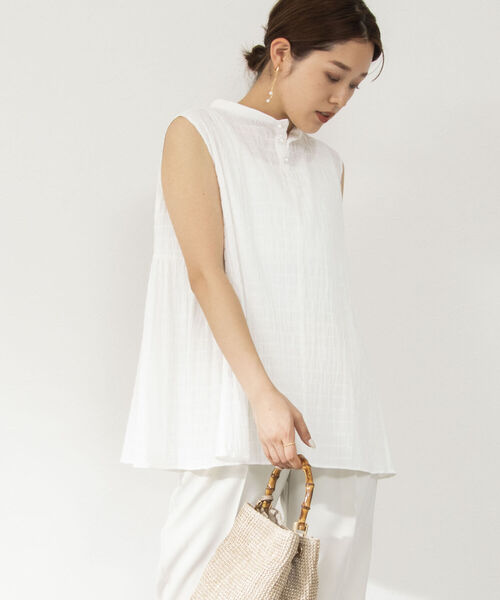 NOLLEY’S（ノーリーズ）の「2WAYリボンティアードブラウス（シャツ/ブラウス・レディース・ホワイト/ブラック/キャメル・38）」の15枚目の写真