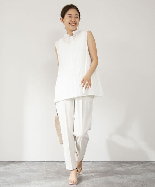 NOLLEY’S（ノーリーズ）の「2WAYリボンティアードブラウス（シャツ/ブラウス・レディース・ホワイト/ブラック/キャメル・38）」の18枚目の写真