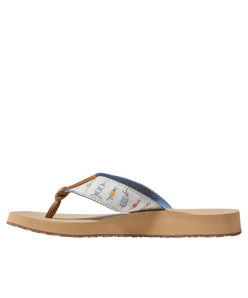 L.L.Bean(エルエルビーン)の「メイン・アイル・フリップフロップ、ウーブン サラ・フィッツ(サンダル・レディース・ホワイト系その他/グリーン系その他・D6/D7/D8)」の4枚目の写真