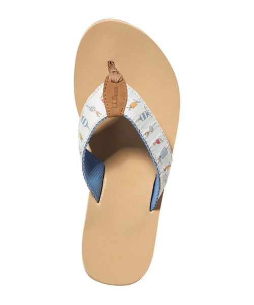 L.L.Bean(エルエルビーン)の「メイン・アイル・フリップフロップ、ウーブン サラ・フィッツ(サンダル・レディース・ホワイト系その他/グリーン系その他・D6/D7/D8)」の8枚目の写真