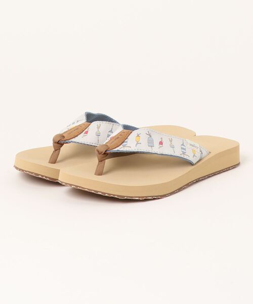 L.L.Bean(エルエルビーン)の「メイン・アイル・フリップフロップ、ウーブン サラ・フィッツ(サンダル・レディース・ホワイト系その他/グリーン系その他・D6/D7/D8)」の9枚目の写真