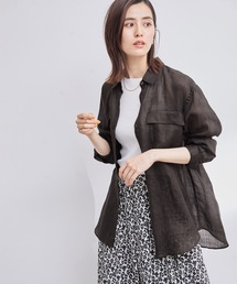 ROPE' | 【追加生産】ラミーフラップポケットシアーシャツ/一部カラーセットアップ対応(シャツ/ブラウス)