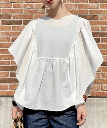 【接触冷感】【HONEYSUCKLE ROSE】サラサラバタフライシャツ