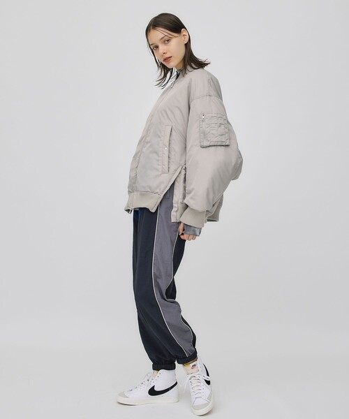 CITY TOKYO（シティトウキョウ）の「バイカラーライニングMA-1ブルゾン